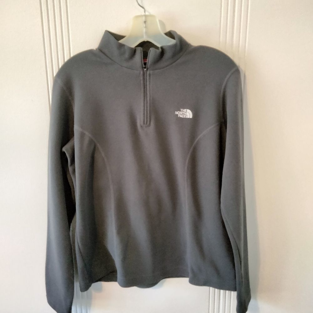 The North Face Gray Quarter-Zip Fleece Pullover